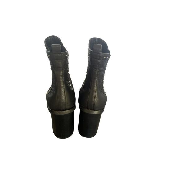 Rebecca Minkoff Eddie Studded Ankle Boots Black Size 8M - Picture 6 of 10